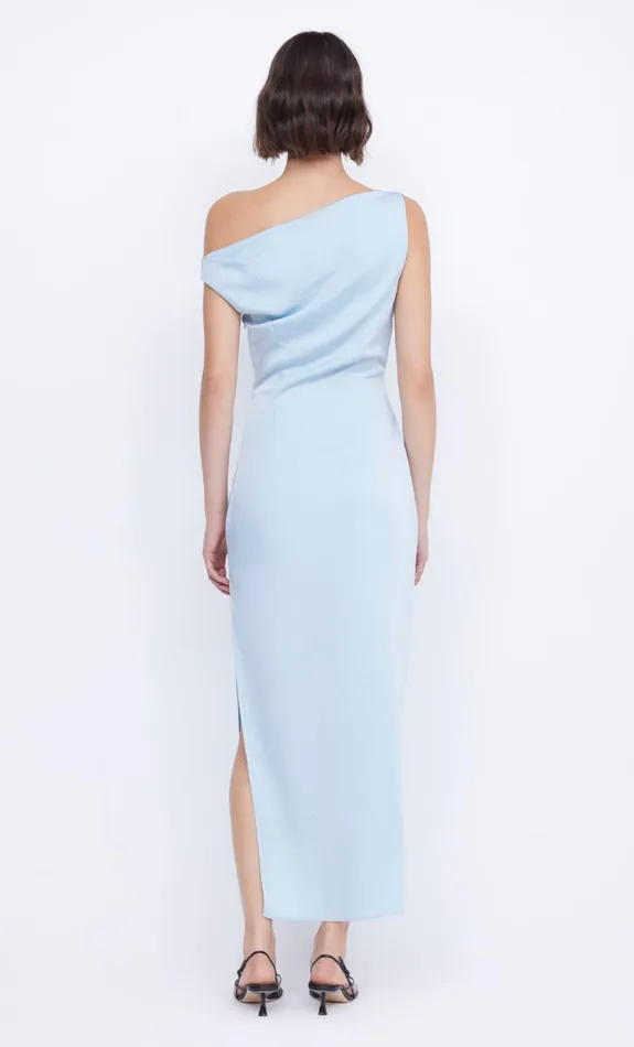 Bec Bridge ROCHELLE ASYM MIDI DRESS 8211 DOLPHIN BLUE Women Prom Dresses