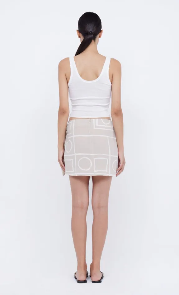 Bec Bridge SALMA WRAP MINI SKIRT 8211 CHECKERS Women Skirts