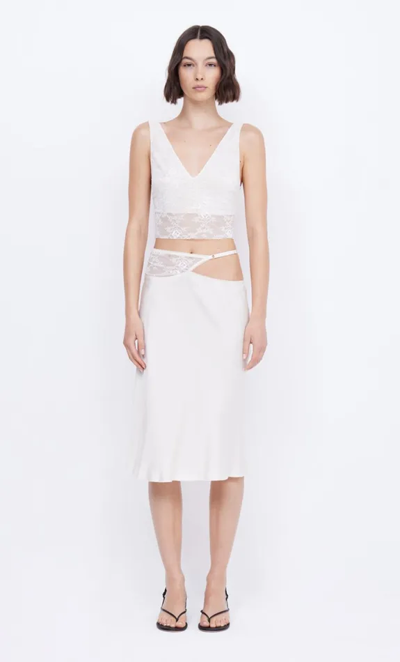 Bec Bridge SANTAL CROPPED TOP 8211 IVORY Women Cropped