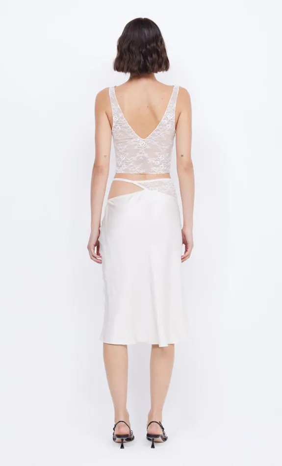 Bec Bridge SANTAL CROPPED TOP 8211 IVORY Women Cropped