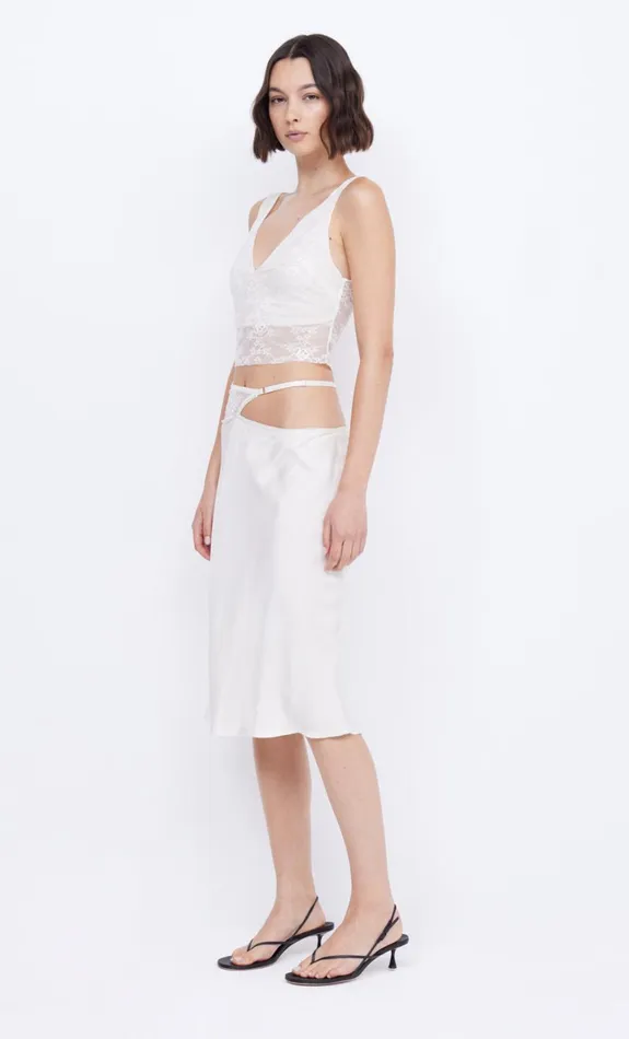 Bec Bridge SANTAL CROPPED TOP 8211 IVORY Women Cropped