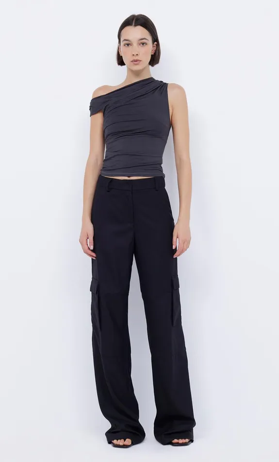 Bec Bridge SERENE TOP 8211 CHARCOAL Women Cropped
