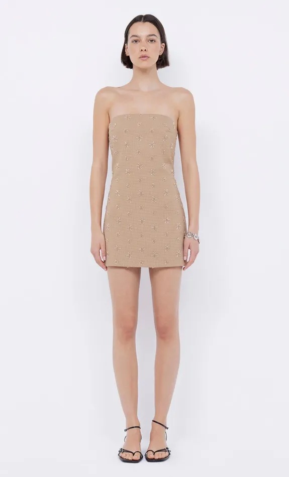 Bec Bridge SUNSEEKER MINI DRESS 8211 GOLDEN Women Mini Dresses