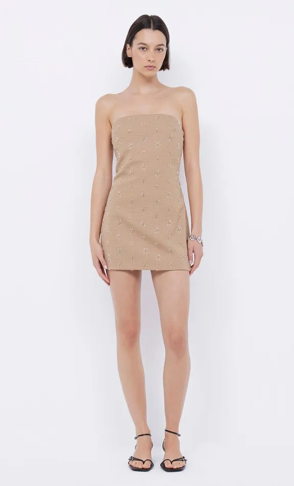 Bec Bridge SUNSEEKER MINI DRESS 8211 GOLDEN Women Mini Dresses