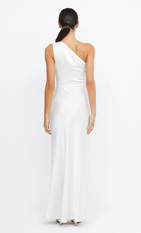 Bec Bridge THE DREAMER ASYM DRESS 8211 IVORY Women Maxi Dresses