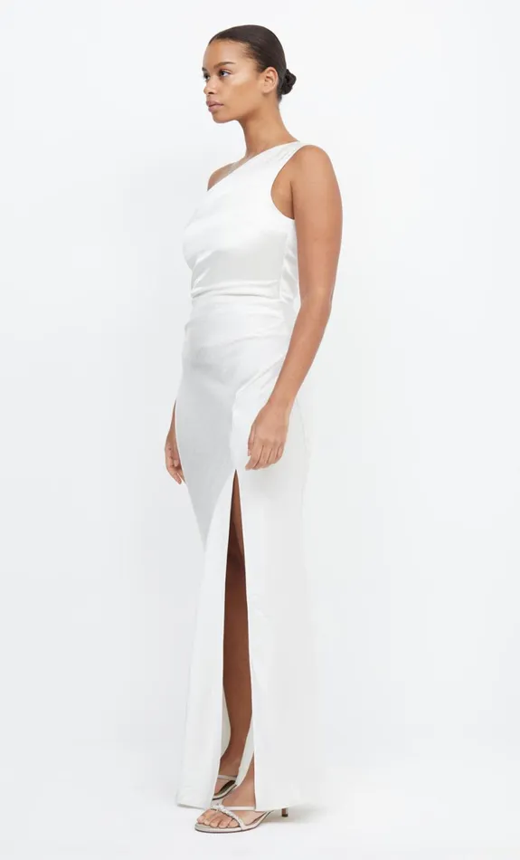 Bec Bridge THE DREAMER ASYM DRESS 8211 IVORY Women Maxi Dresses