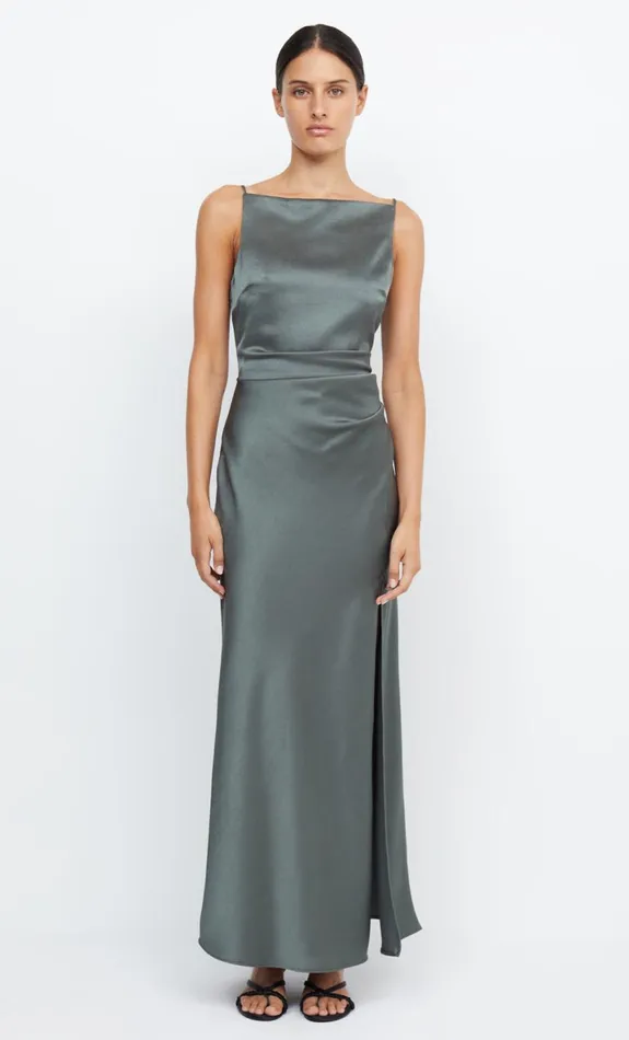 Bec Bridge THE DREAMER MAXI DRESS 8211 DARK WILLOW Women Maxi Dresses