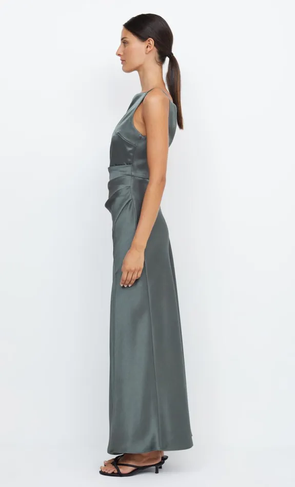 Bec Bridge THE DREAMER MAXI DRESS 8211 DARK WILLOW Women Maxi Dresses