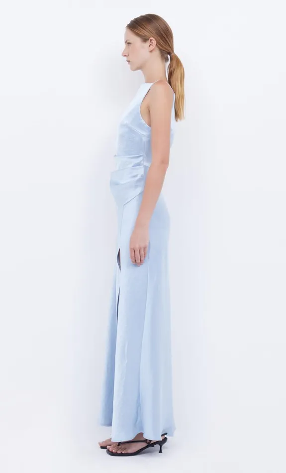 Bec Bridge THE DREAMER MAXI DRESS 8211 DUSTY BLUE Women Wedding Guest