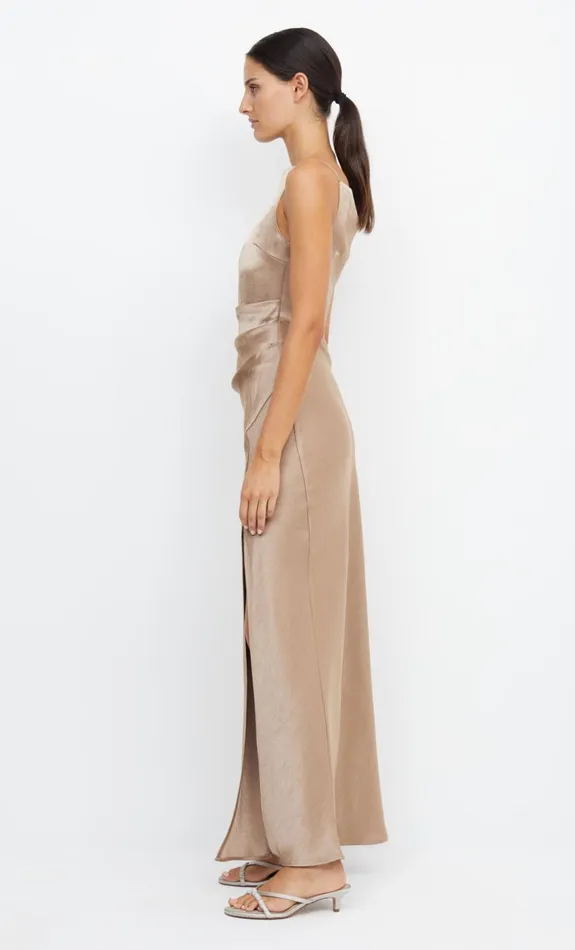 Bec Bridge THE DREAMER MAXI DRESS 8211 GOLDEN Women Bridesmaid Dresses