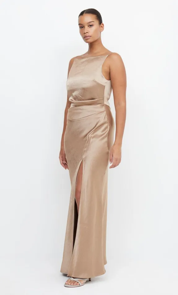 Bec Bridge THE DREAMER MAXI DRESS 8211 GOLDEN Women Bridesmaid Dresses