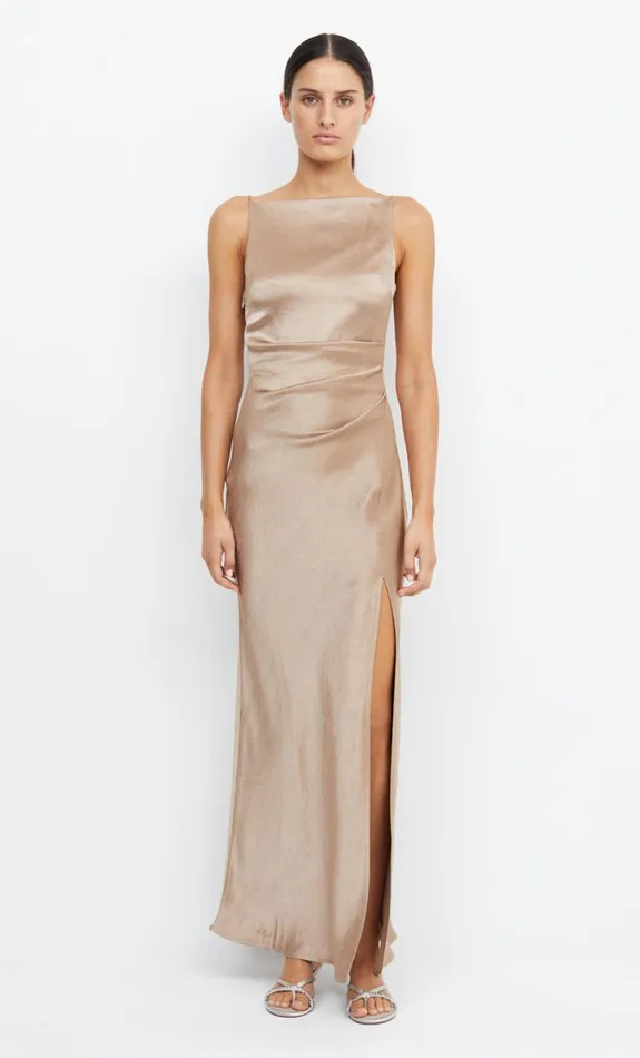 Bec Bridge THE DREAMER MAXI DRESS 8211 GOLDEN Women Bridesmaid Dresses