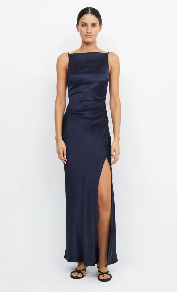 Bec Bridge THE DREAMER MAXI DRESS 8211 INK Women Maxi Dresses