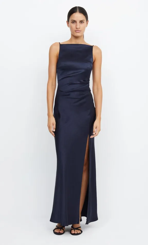 Bec Bridge THE DREAMER MAXI DRESS 8211 INK Women Maxi Dresses