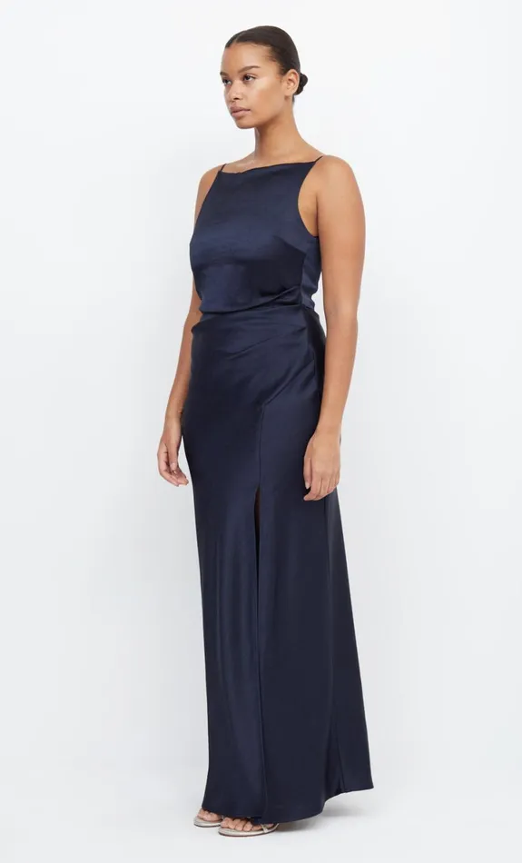 Bec Bridge THE DREAMER MAXI DRESS 8211 INK Women Maxi Dresses