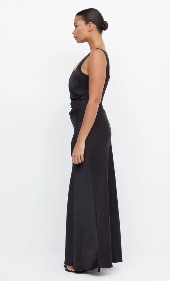 Bec Bridge THE DREAMER SQUARE NECK DRESS 8211 BLACK Women Maxi Dresses