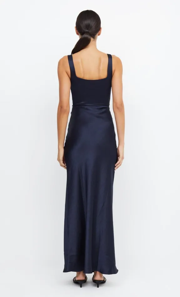 Bec Bridge THE DREAMER SQUARE NECK DRESS 8211 INK Women Maxi Dresses