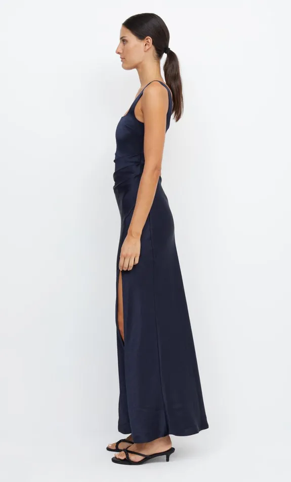 Bec Bridge THE DREAMER SQUARE NECK DRESS 8211 INK Women Maxi Dresses