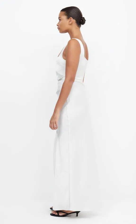 Bec Bridge THE DREAMER SQUARE NECK DRESS 8211 IVORY Women Prom Dresses