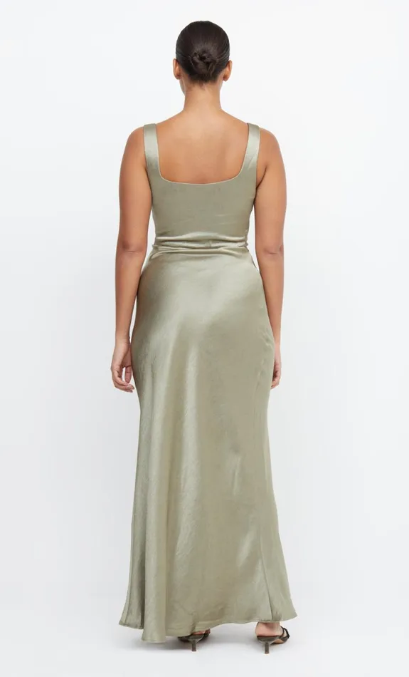 Bec Bridge THE DREAMER SQUARE NECK DRESS 8211 SAGE Women Bridesmaid Dresses