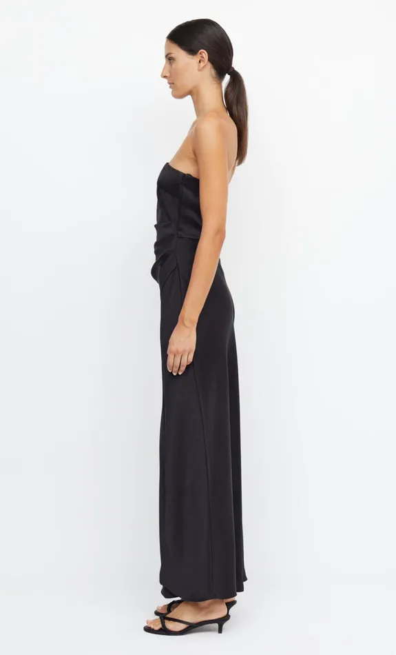 Bec Bridge THE DREAMER STRAPLESS DRESS 8211 BLACK Women Maxi Dresses