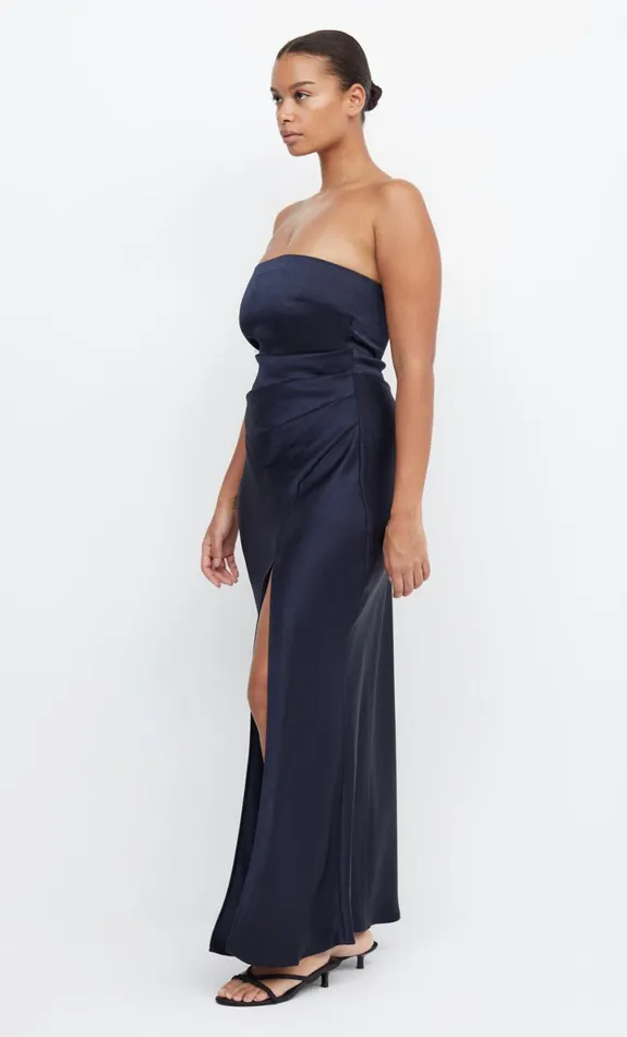 Bec Bridge THE DREAMER STRAPLESS DRESS 8211 INK Women Bridesmaid Dresses