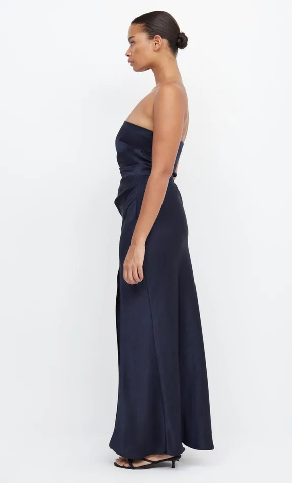 Bec Bridge THE DREAMER STRAPLESS DRESS 8211 INK Women Bridesmaid Dresses