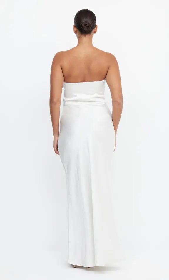 Bec Bridge THE DREAMER STRAPLESS DRESS 8211 IVORY Women Maxi Dresses