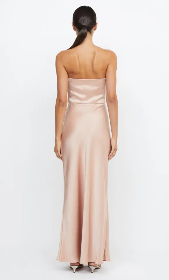 Bec Bridge THE DREAMER STRAPLESS DRESS 8211 ROSE GOLD Women Bridesmaid Dresses