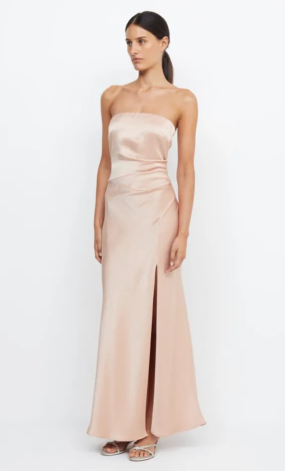 Bec Bridge THE DREAMER STRAPLESS DRESS 8211 ROSE GOLD Women Bridesmaid Dresses