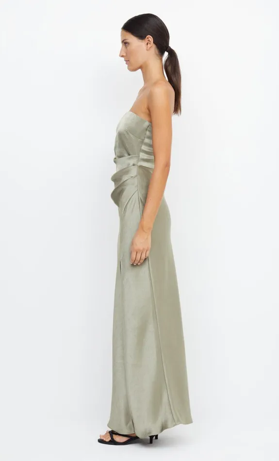 Bec Bridge THE DREAMER STRAPLESS DRESS 8211 SAGE Women Bridesmaid Dresses
