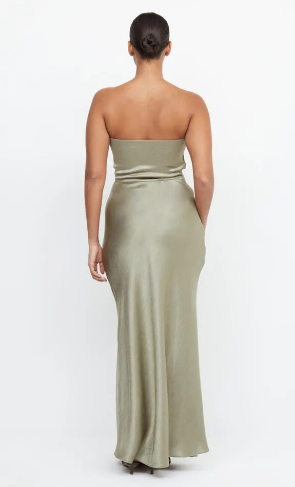 Bec Bridge THE DREAMER STRAPLESS DRESS 8211 SAGE Women Maxi Dresses