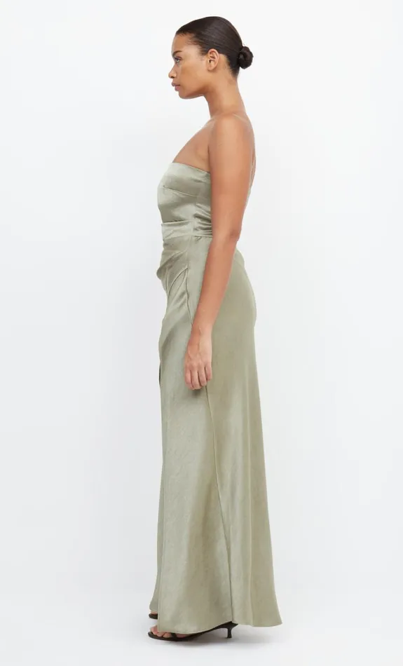 Bec Bridge THE DREAMER STRAPLESS DRESS 8211 SAGE Women Maxi Dresses