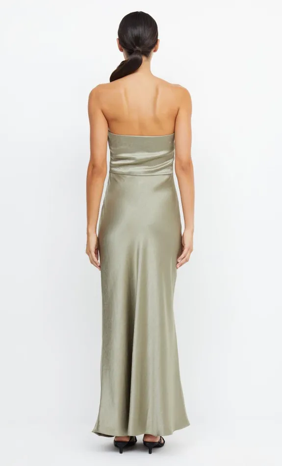 Bec Bridge THE DREAMER STRAPLESS DRESS 8211 SAGE Women Maxi Dresses