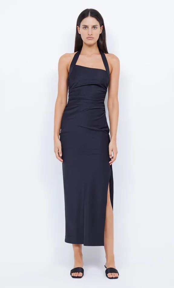 Bec Bridge ULA ASYM MAXI DRESS 8211 BLACK Women Maxi Dresses
