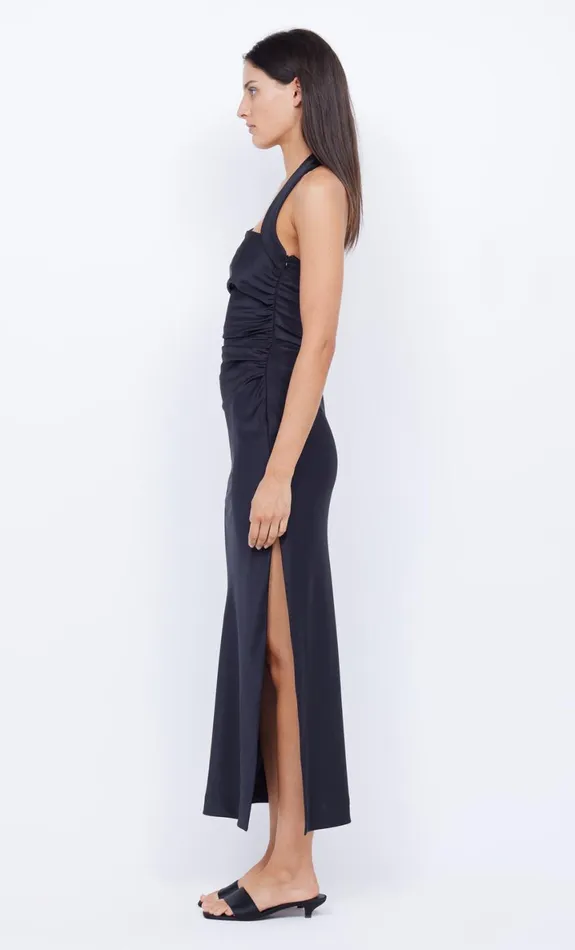 Bec Bridge ULA ASYM MAXI DRESS 8211 BLACK Women Maxi Dresses