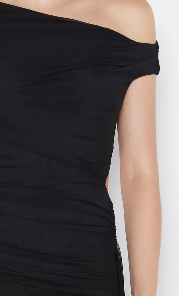 Bec Bridge VICTORIA ASYM DRESS 8211 BLACK Women Prom Dresses