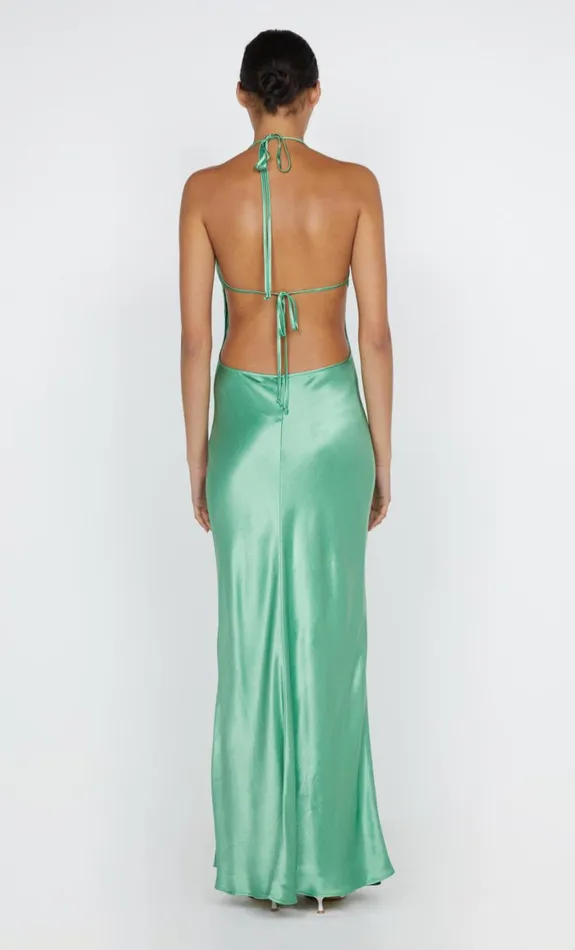 Bec Bridge ZARIAH HALTER DRESS 8211 GREEN APPLE Women Maxi Dresses