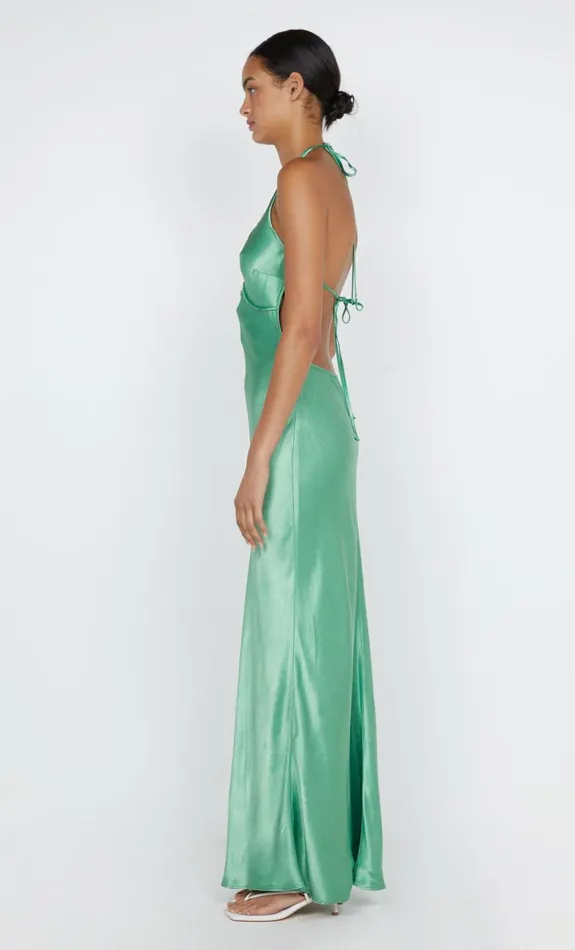 Bec Bridge ZARIAH HALTER DRESS 8211 GREEN APPLE Women Maxi Dresses