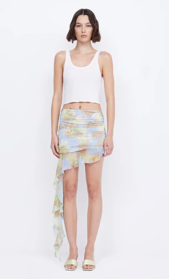 Bec Bridge ZEPHY MINI SKIRT 8211 BLUE BLOSSOM Women Skirts