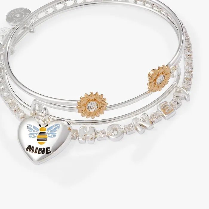 Bee Mine Bracelet Set Of 3 Two Tone Women Alex And Ani Iconic Alex And Ani Bee Mine Bracelet Set Of 3 Two Tone Women Alex And Ani Iconic Alex And Ani