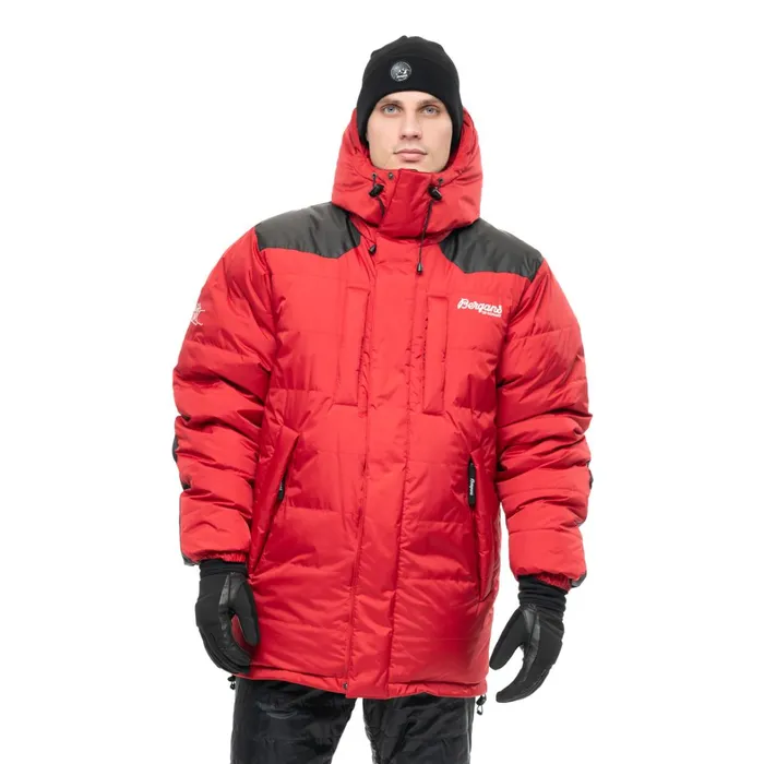 Bergans Of Norway Coats And Parkas Expedition Down Unisex Parka Red Black 8211 Men