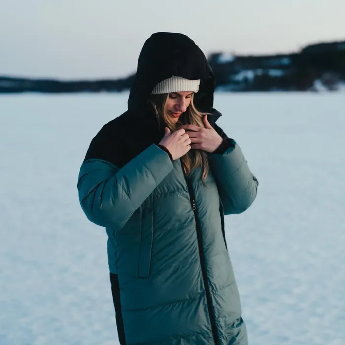 Bergans Of Norway Down Jackets Oslo Urban Down Parka Grey Sage Black 8211 Women