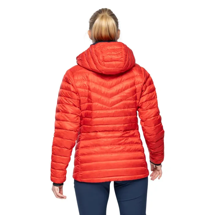 Bergans Of Norway Down Jackets Rabot Light Down Jacket Hood Firered 8211 Women