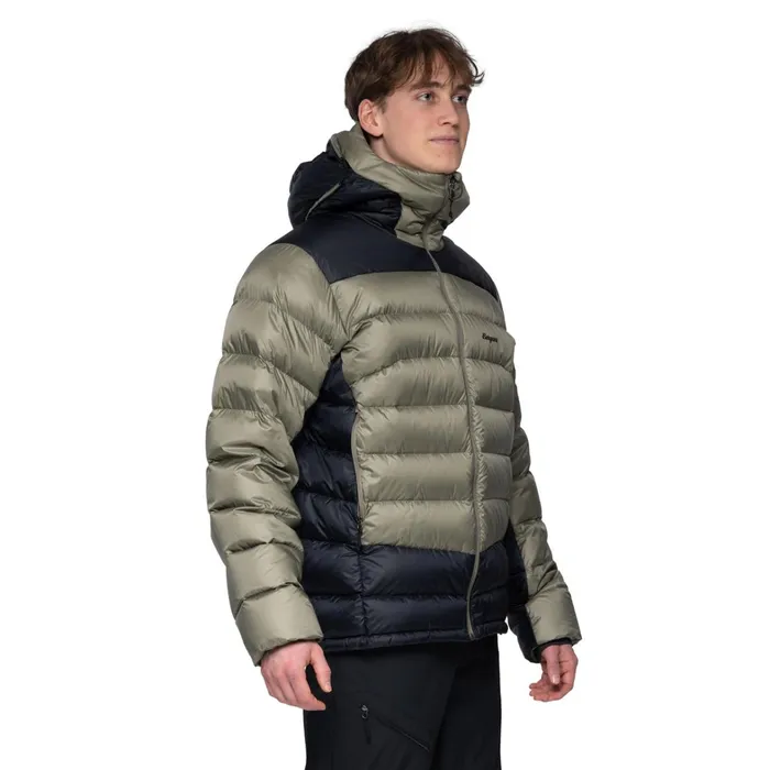 Bergans Of Norway Down Jackets Vaagaa Allround Down Jacket Green Mud Black 8211 Men