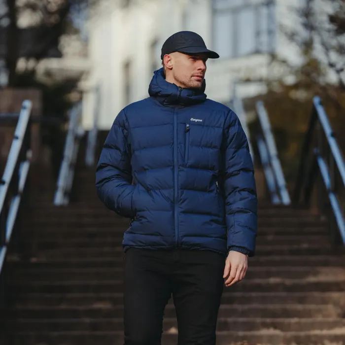 Bergans Of Norway Down Jackets Warm Down Jacket Navy Blue 8211 Men