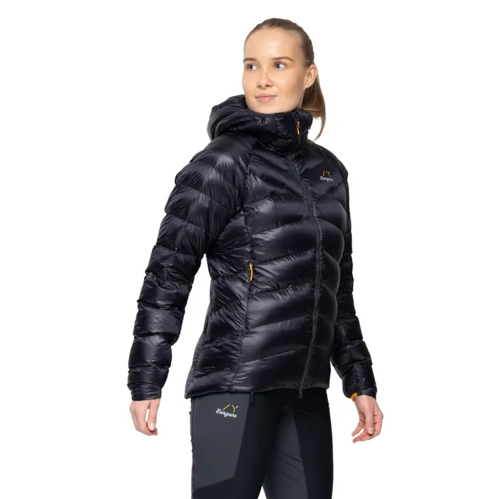 Bergans Of Norway Down Jackets Y Lightline Weightless Down Jacket Hood Dark Shadow Grey 8211 Women