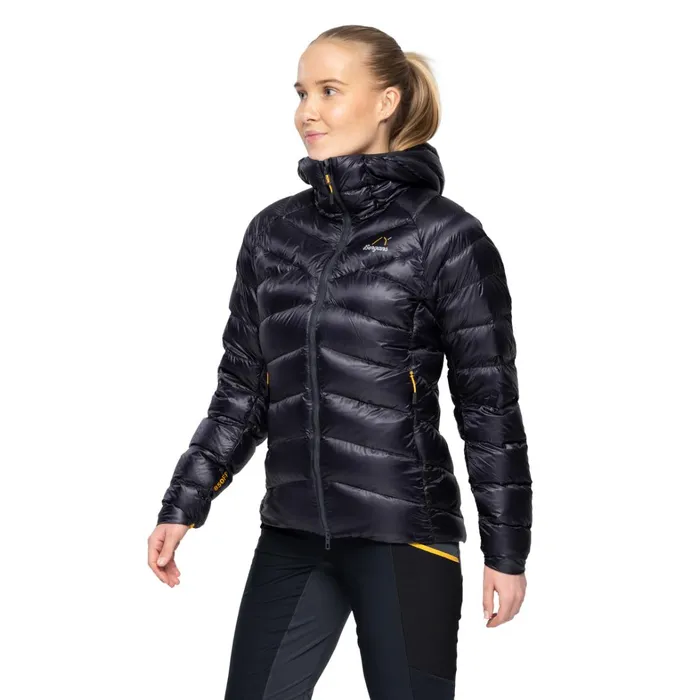 Bergans Of Norway Down Jackets Y Lightline Weightless Down Jacket Hood Dark Shadow Grey 8211 Women