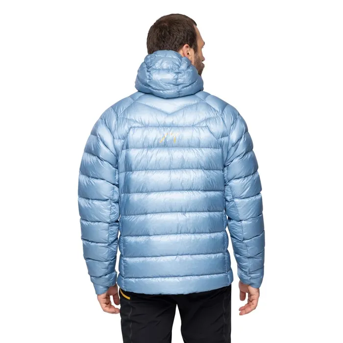 Bergans Of Norway Down Jackets Y Lightline Weightless Down Jacket Hood Elemental Blue 8211 Men