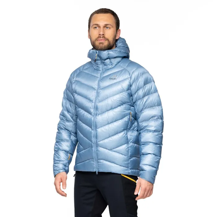 Bergans Of Norway Down Jackets Y Lightline Weightless Down Jacket Hood Elemental Blue 8211 Men